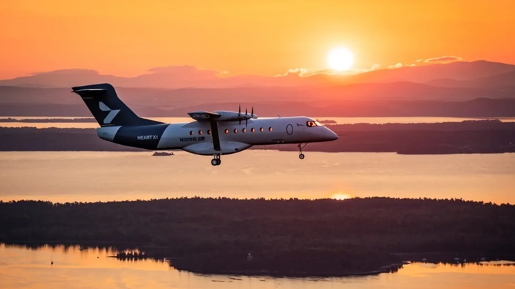 The world's largest electric plane takes off