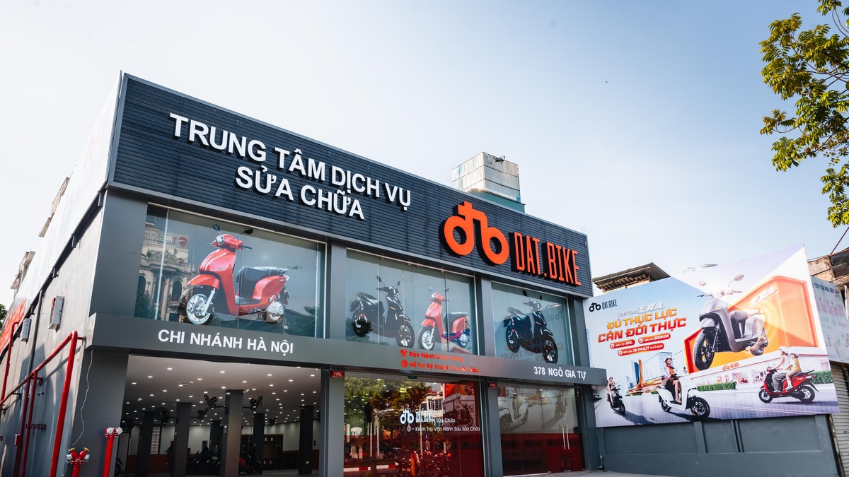 Dat Bike mở trung tâm dịch vụ xe máy điện 1.000 m2