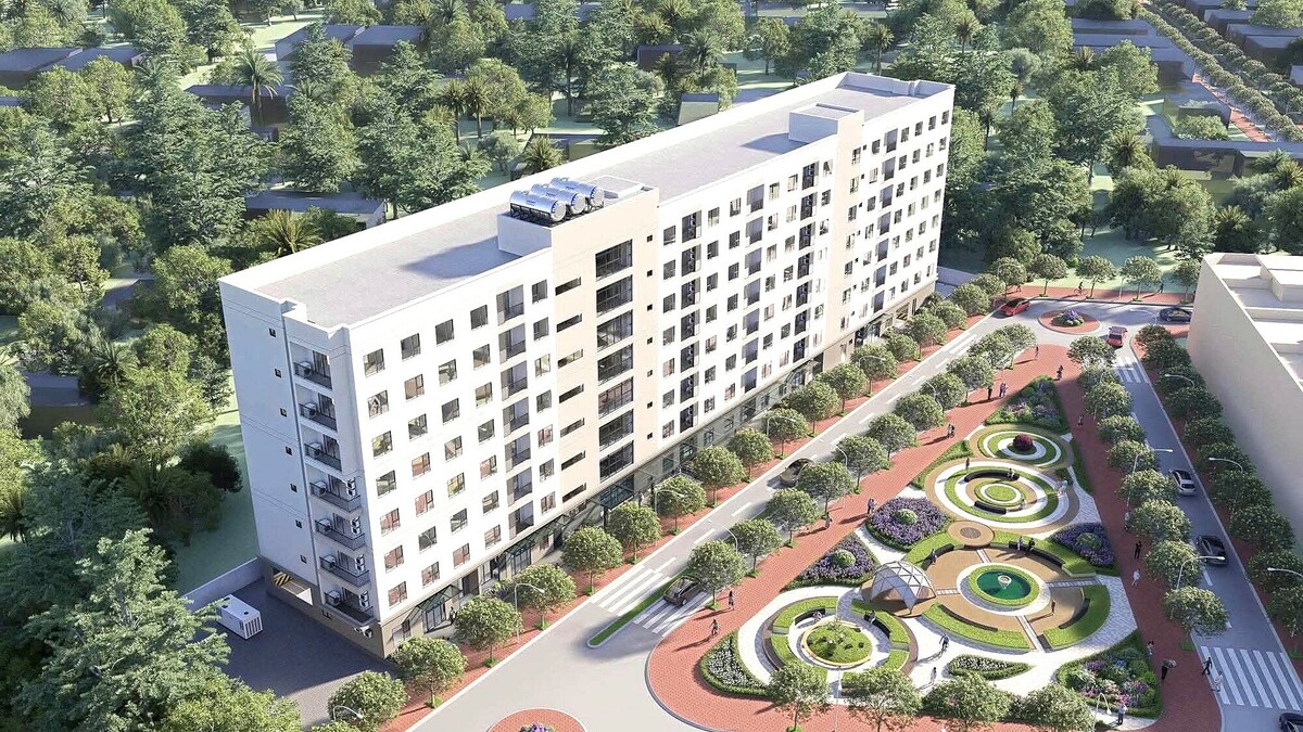 Nhà ở xã hội gần đại lộ Thăng Long giá 23,5 triệu đồng một m2