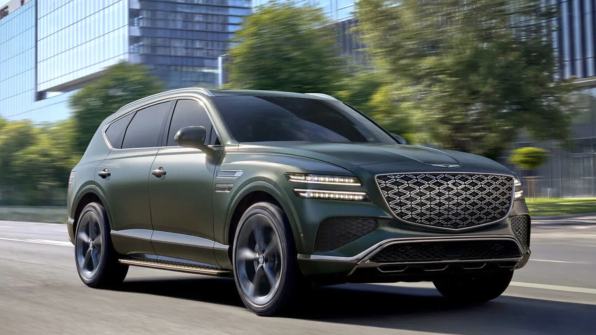 Xe sang xứ Hàn Genesis GV80 Hybrid lộ diện