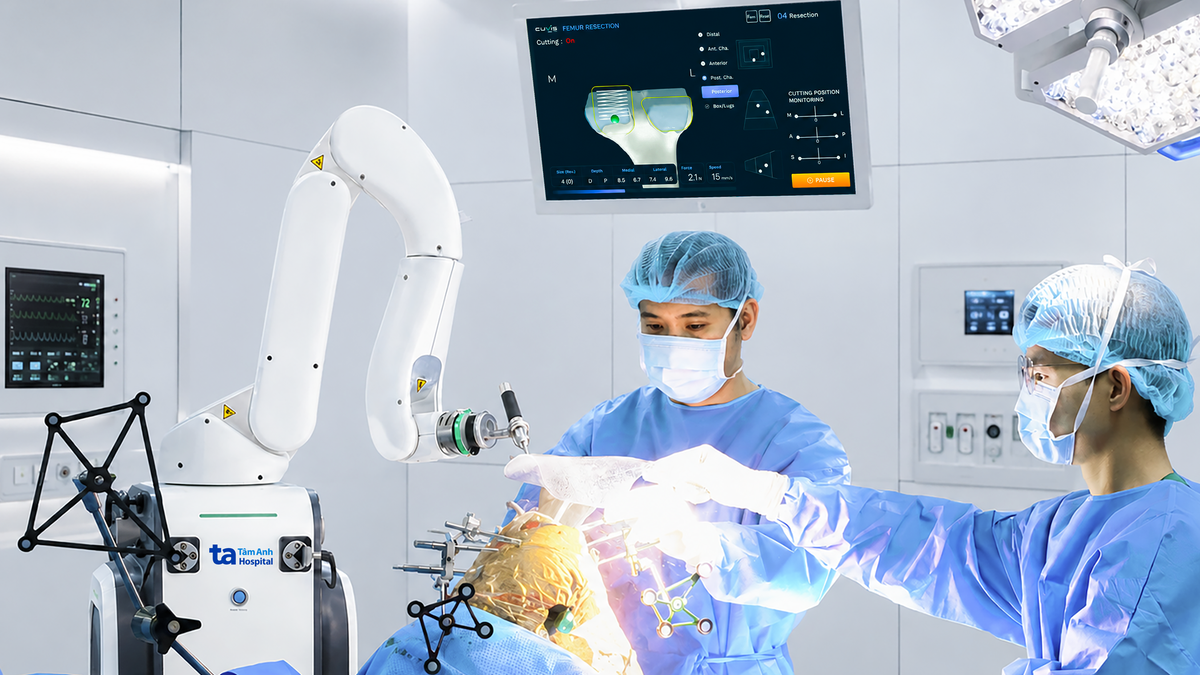 4 công nghệ nổi bật của robot AI phẫu thuật thay khớp