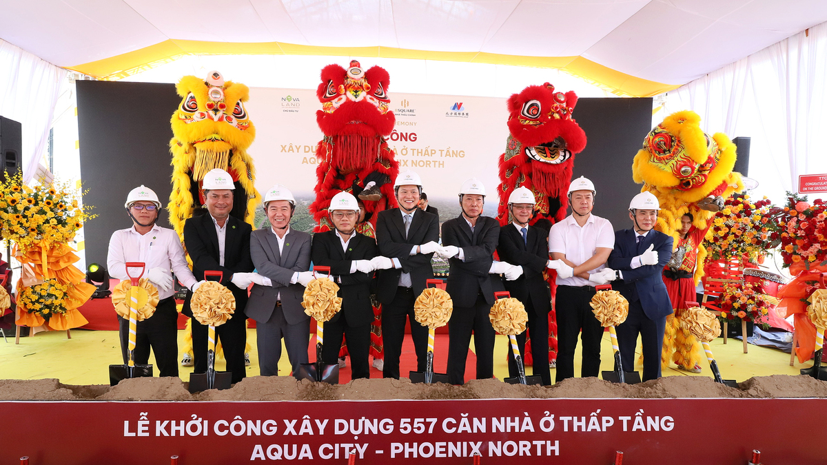 Nhiều gói thầu lớn tại Aqua City liên tiếp khởi công