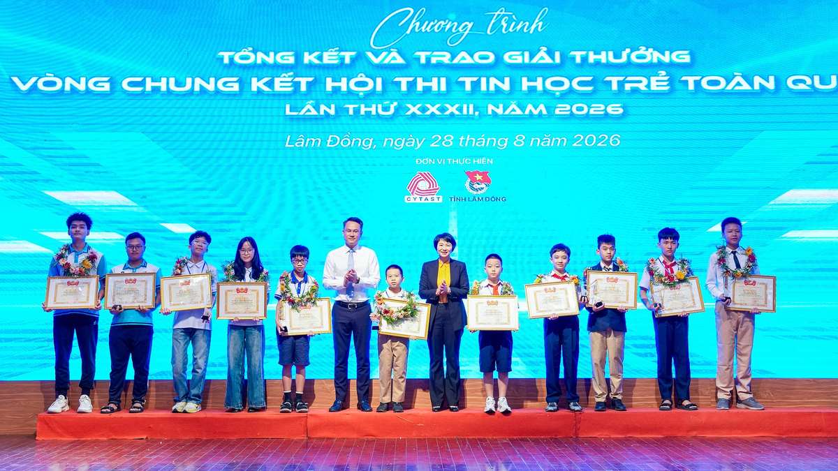9 giải Nhất tại Hội thi Tin học trẻ toàn quốc