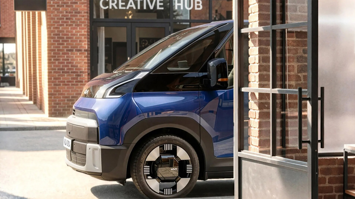 Kia PV7 lộ diện - xe van điện cạnh tranh Ford Transit