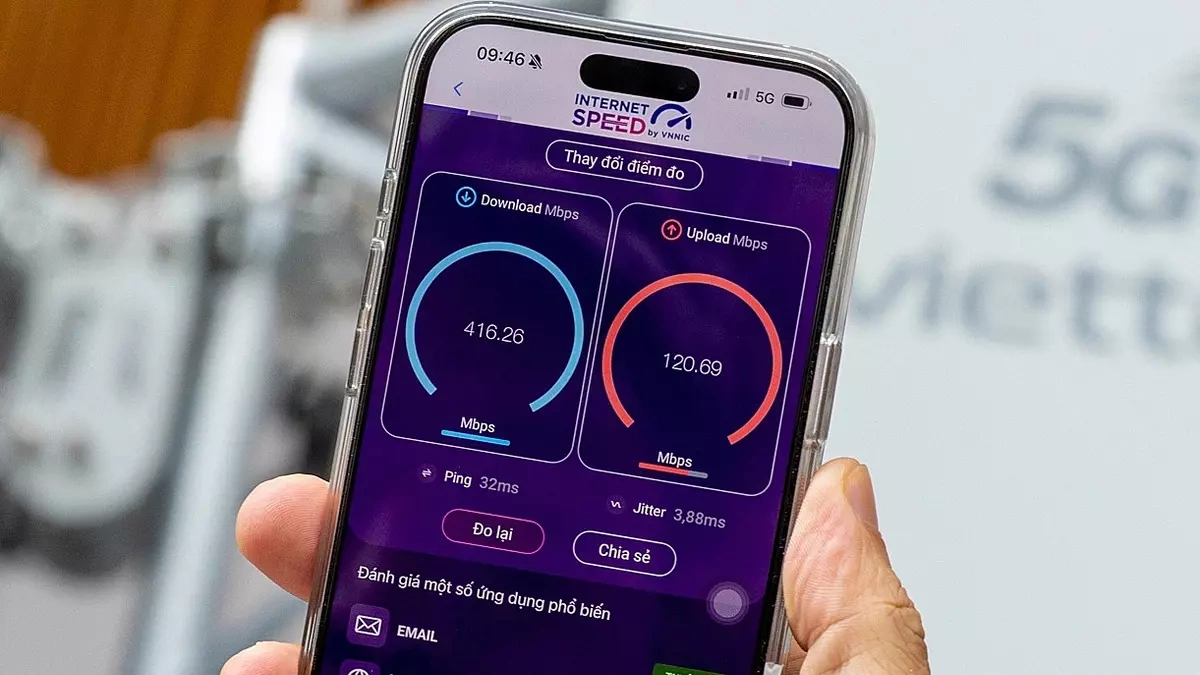 Internet Việt Nam lần đầu vào top 10 thế giới cả di động và cố định
