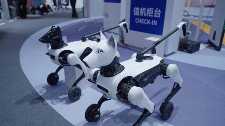 Công ty Trung Quốc ra mắt robot chó dẫn đường
