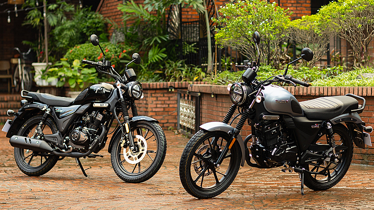 Suzuki GN160 - xe côn tay phong cách cổ điển giá 2.000 USD