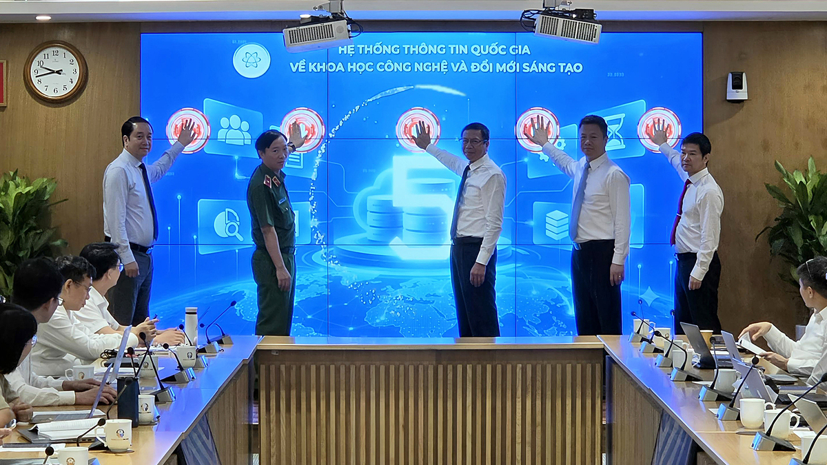 Ra mắt Hệ thống thông tin quốc gia về khoa học, công nghệ và đổi mới sáng tạo