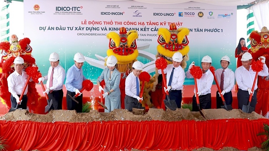 IDICO động thổ khu công nghiệp 470 ha tại Đồng Tháp