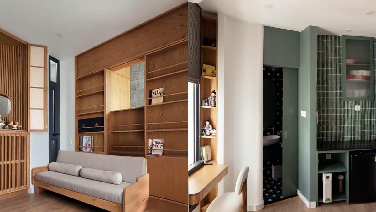 Nhà 20 m2 "xoay" công năng từng tầng như khối rubik
