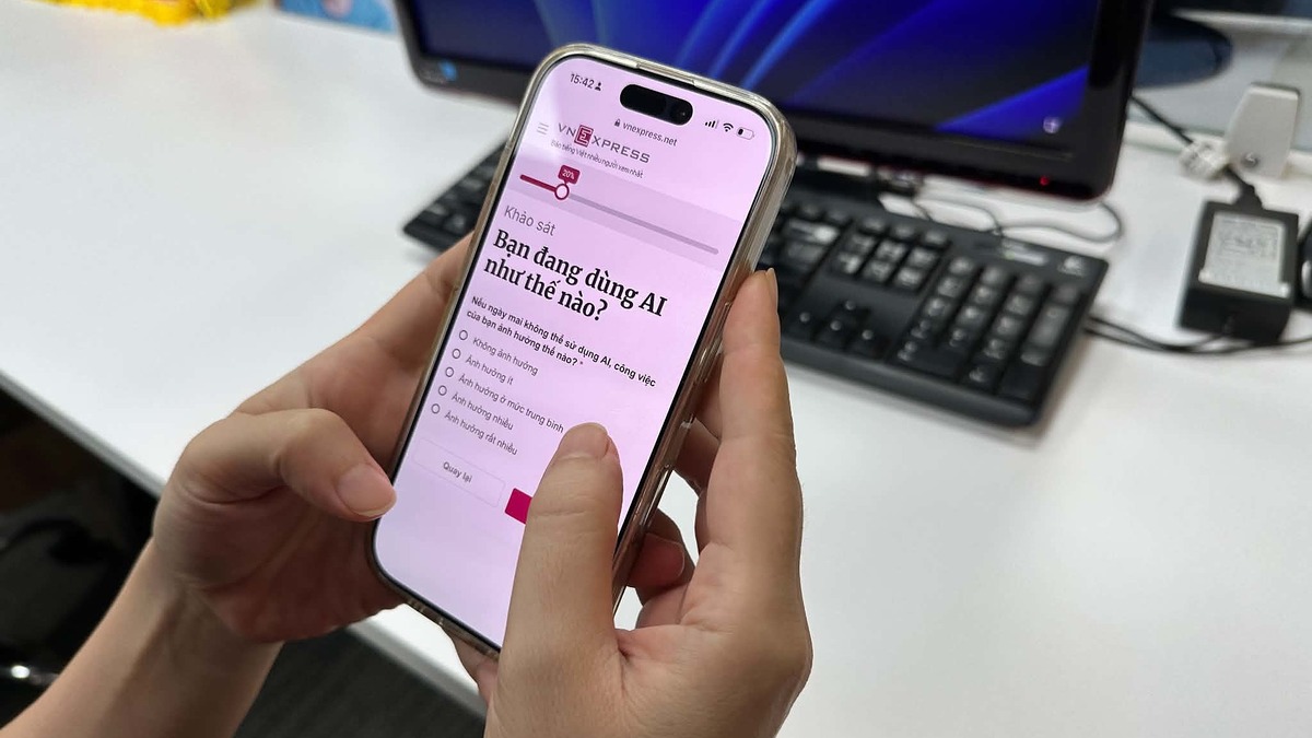 95% độc giả VnExpress từng sử dụng AI