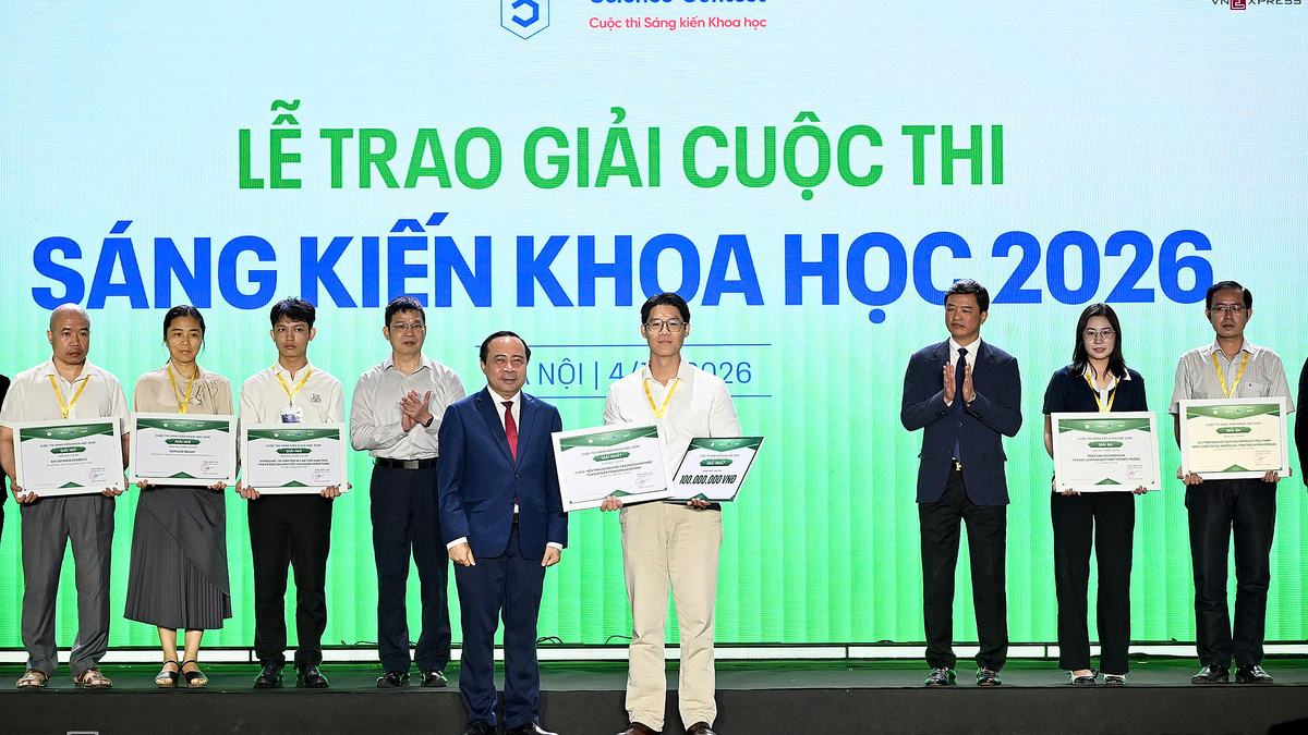 15 công trình thắng giải Sáng kiến khoa học 2026