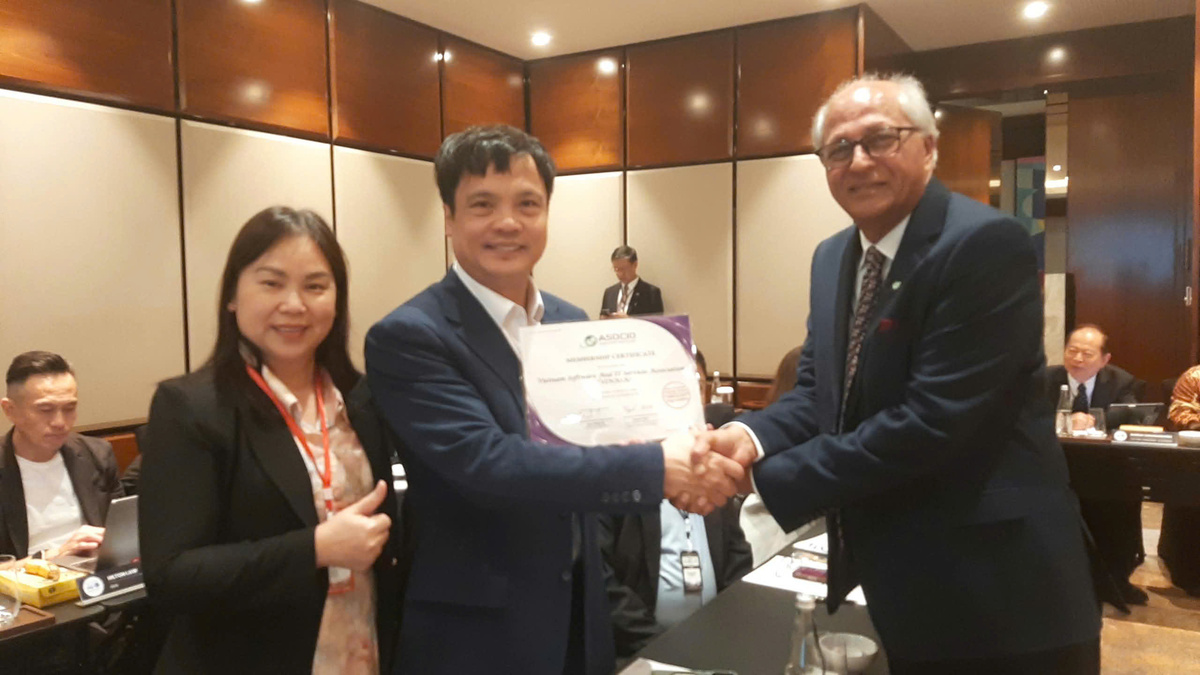 Ông Nguyễn Văn Khoa tái đắc cử Phó chủ tịch ASOCIO