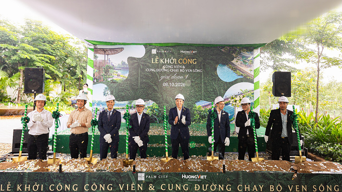 Palm City khởi công công viên và đường chạy bộ ven sông