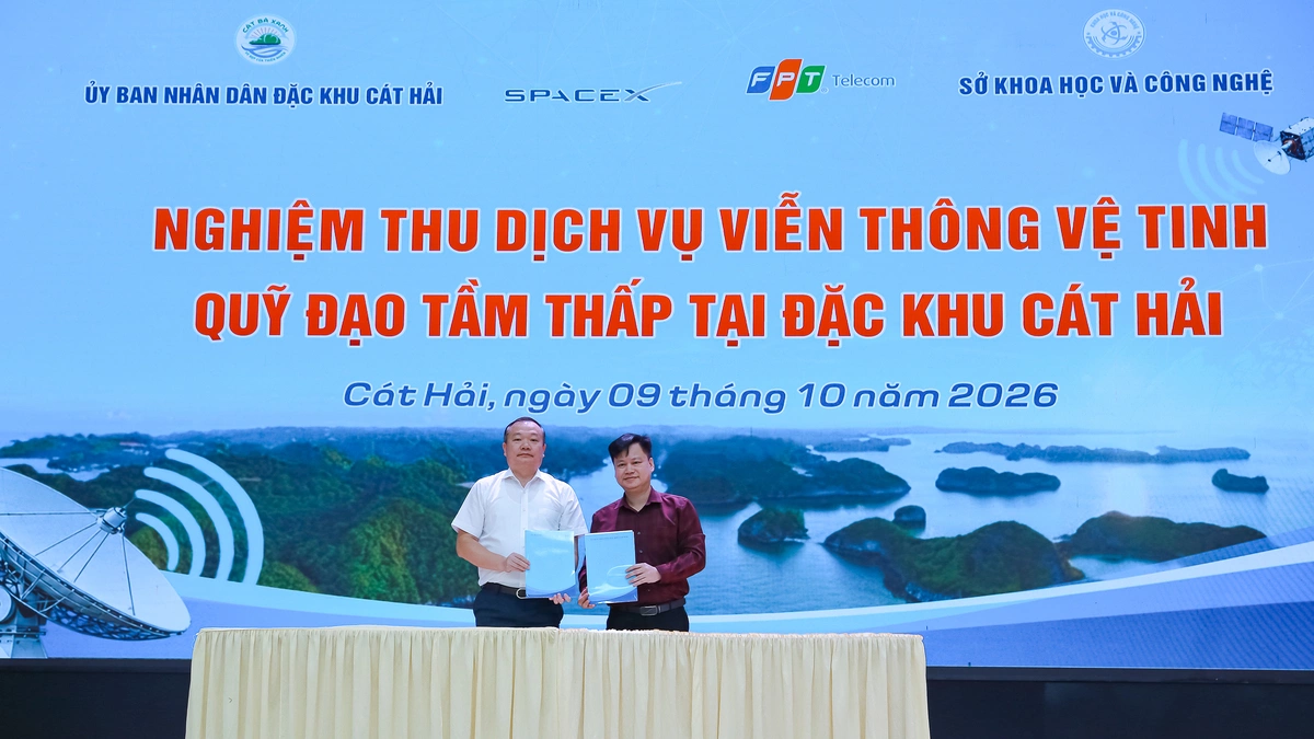 Hai đặc khu Việt Nam phủ sóng Internet vệ tinh